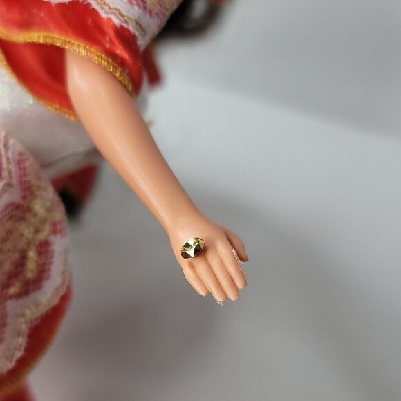 Beautiful Brunette Barbie 1997 Happy Holidays doll Fully dressed. No flaws - Picture 8 of 12